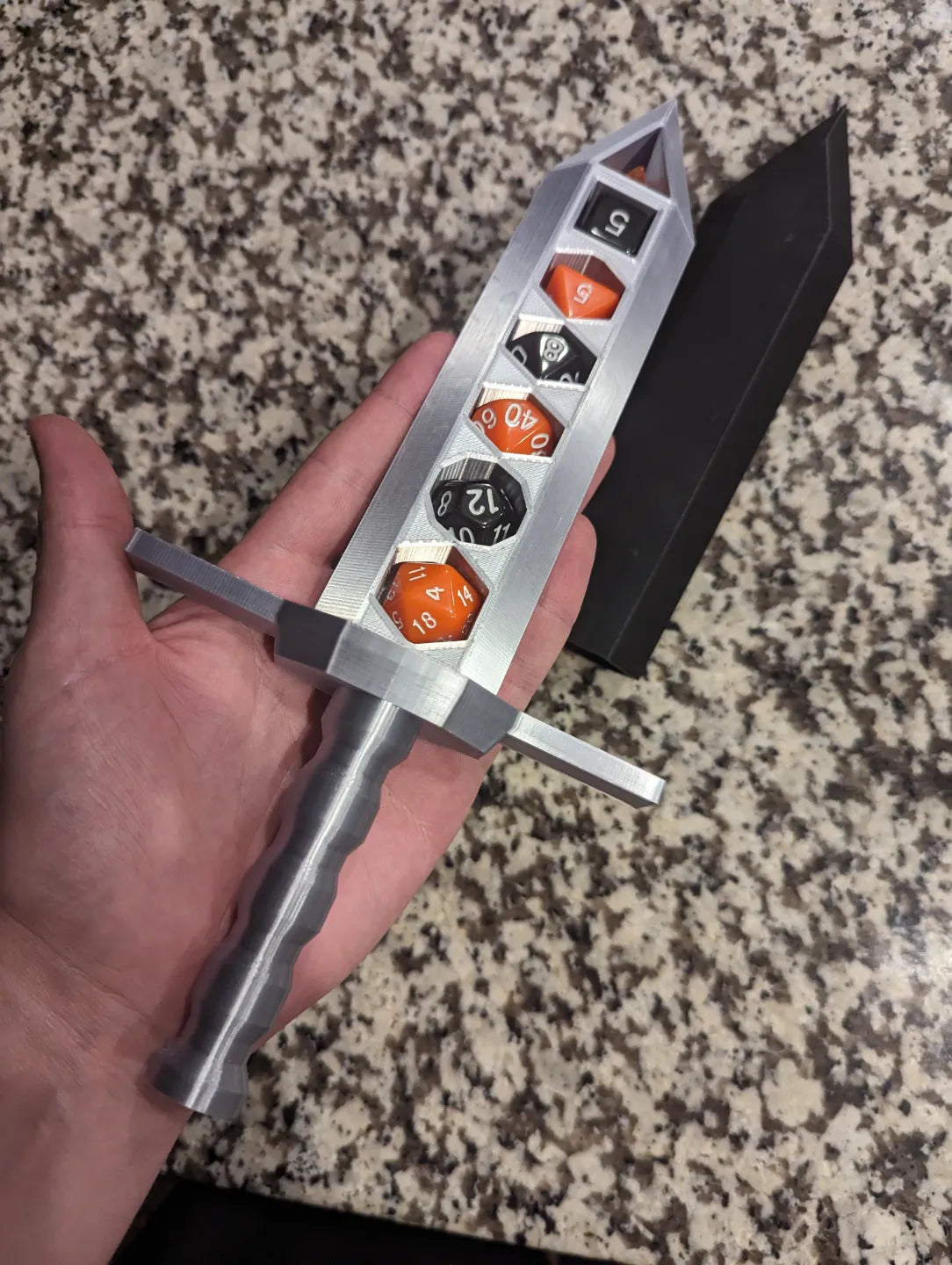 Dungeons & Dragons - Sword Dice Holder