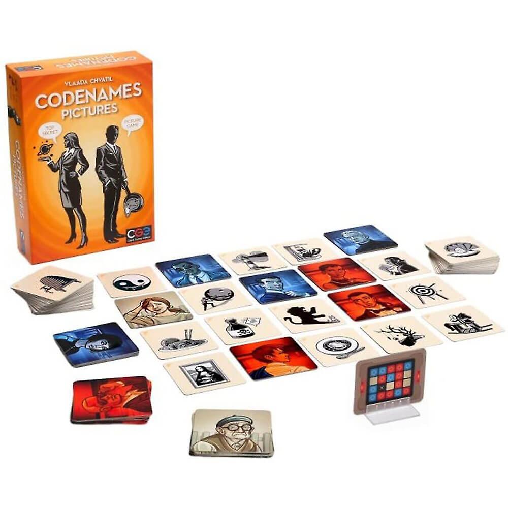 Codenames Pictures - Selskabsspil - 2-8 Spillere - Fra 10 År