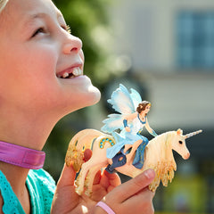 Schleich - Bayala - Eyela on Golden Unicorn - 42508