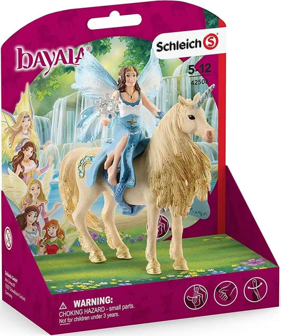 Schleich - Bayala - Eyela on Golden Unicorn - 42508