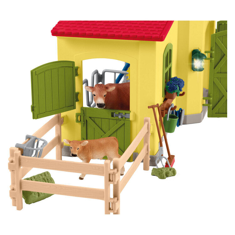 Schleich - Farm World - Farm med dyr og landmand - 42605
