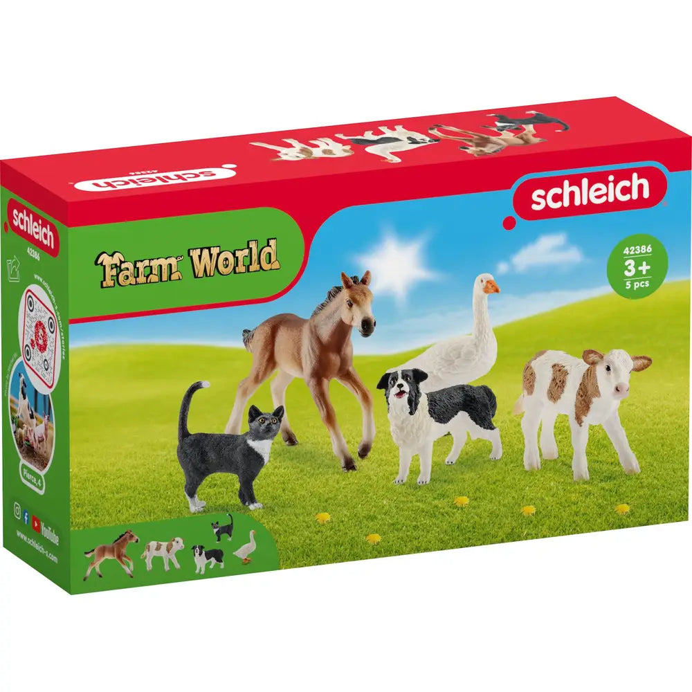 Schleich - Farm World - 5 Dyr Startsæt - 42386