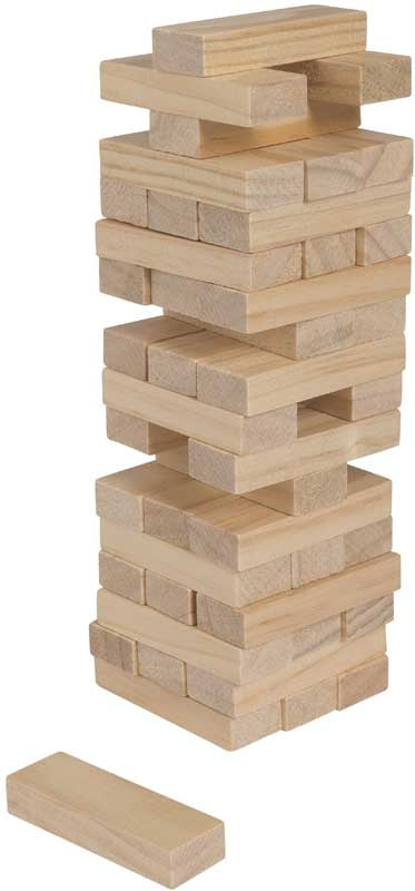 Klodsmajor / Jenga - Familiespil - 2+ Spillere - Fra 3 år