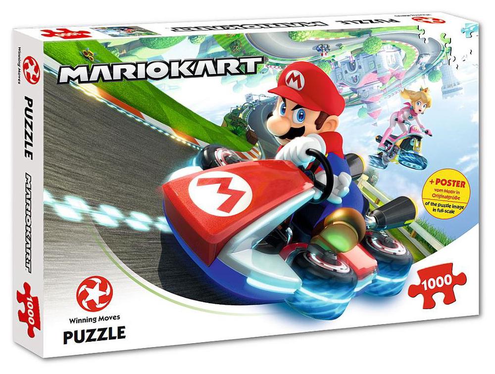 Super Mario - Mario Kart Funracer 1000pcs Puslespil