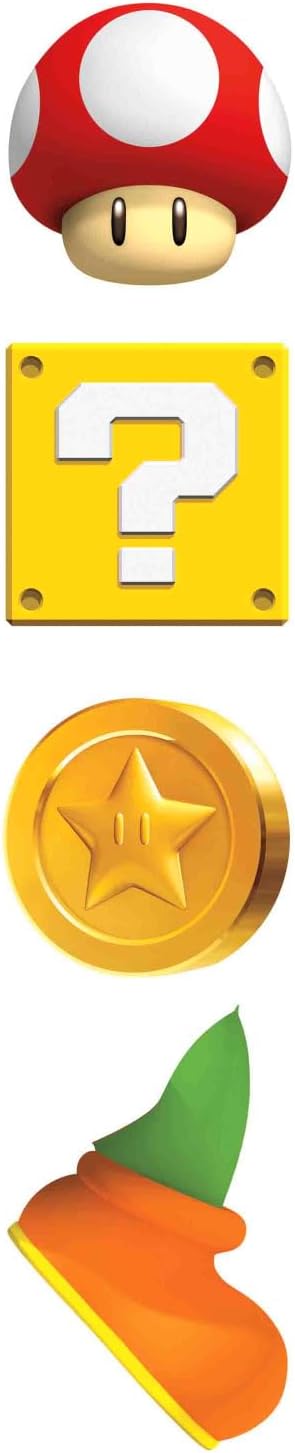 Super Mario - 9 Væg Dekorationer