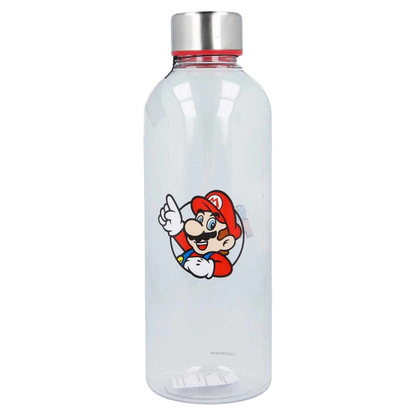 Super Mario - Mario Vandflaske (Plastic m. metallåg)