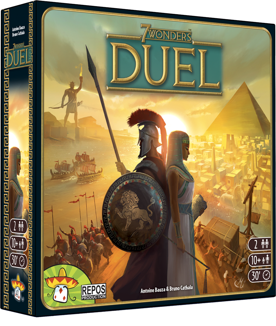7 Wonders Duel - Strategispil - 2 Spillere - Fra 10 År