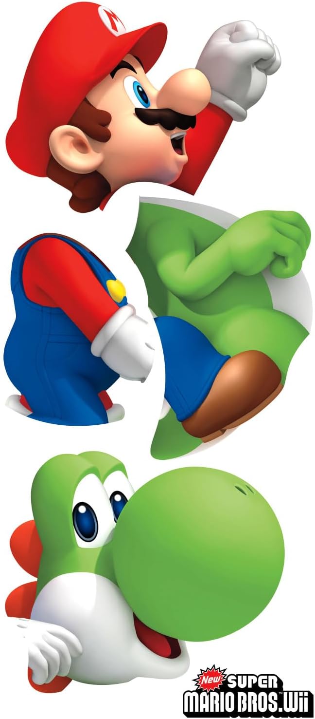 Super Mario - 9 Væg Dekorationer