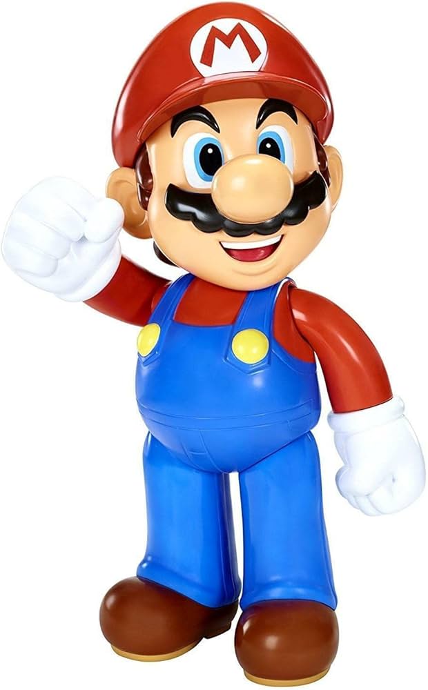 Super Mario - Mario Figur - 50cm - 7 Artikuleringspunkter