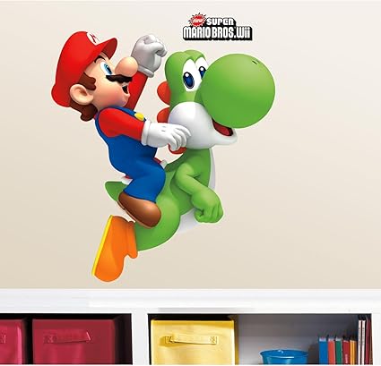 Super Mario - 9 Væg Dekorationer