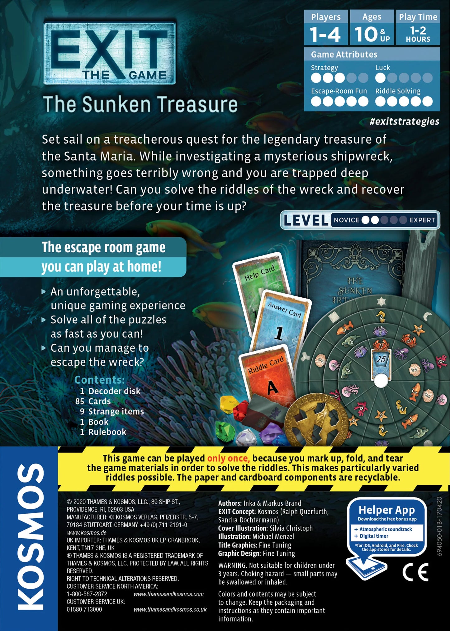 EXIT - The Sunken Treasure - Engelsk