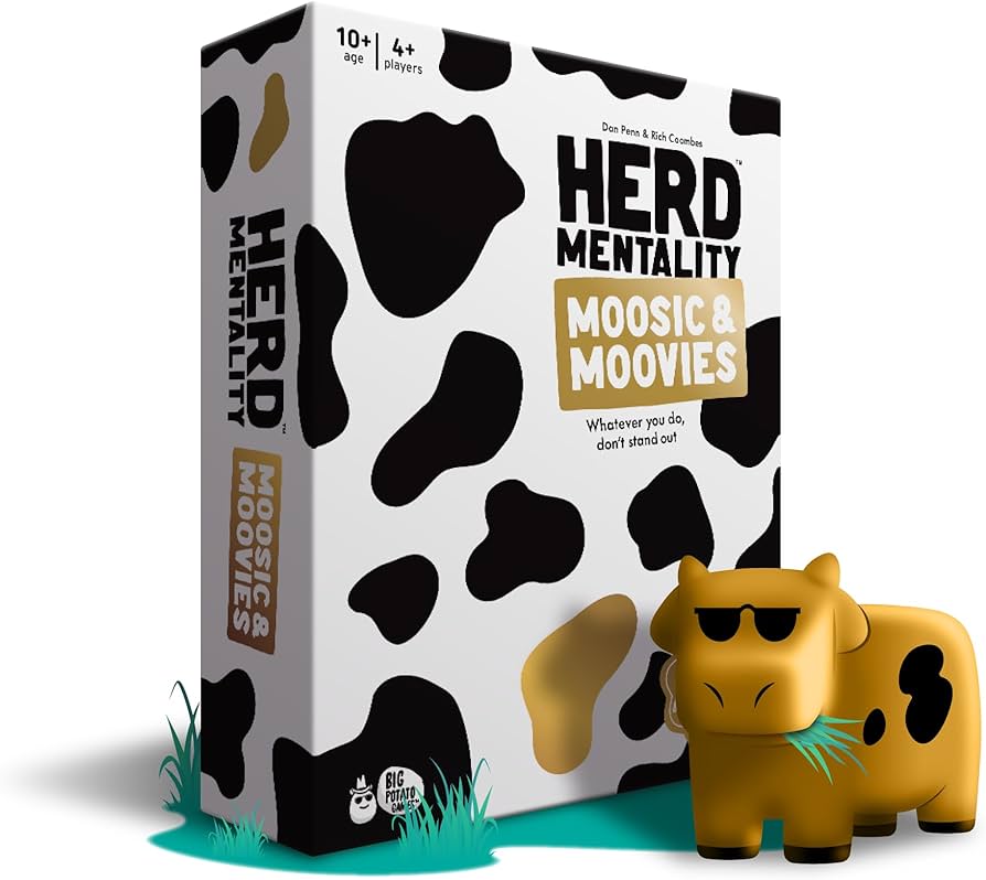 Herd Mentality - Moosic & Moovies - Selskabsspil - 4-20 Spillere - Fra 10 År