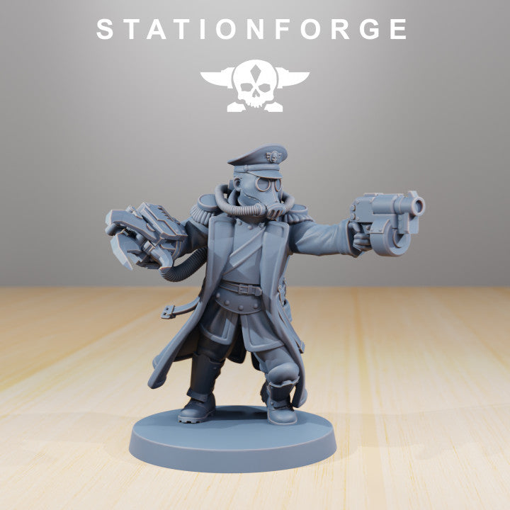 Wargames - Stationforge - GrimGuard - Officers 2.0 (2 Figurer)