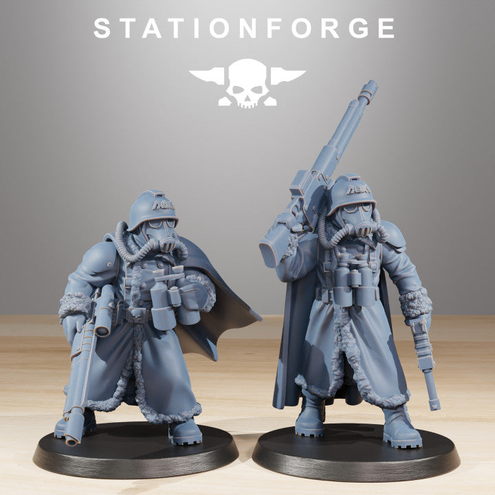 Wargames - Stationforge - GrimGuard - Frostwatch Marksmen Squad (10 Figurer)