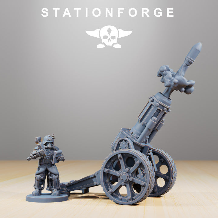 Wargames - Stationforge - GrimGuard - Light Artillery (1 artilleri med alle våben muligheder)