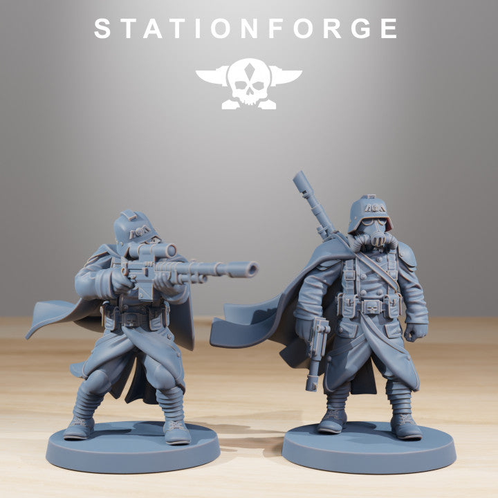 Wargames - Stationforge - GrimGuard - Marksmen Squad (10 Figurer)