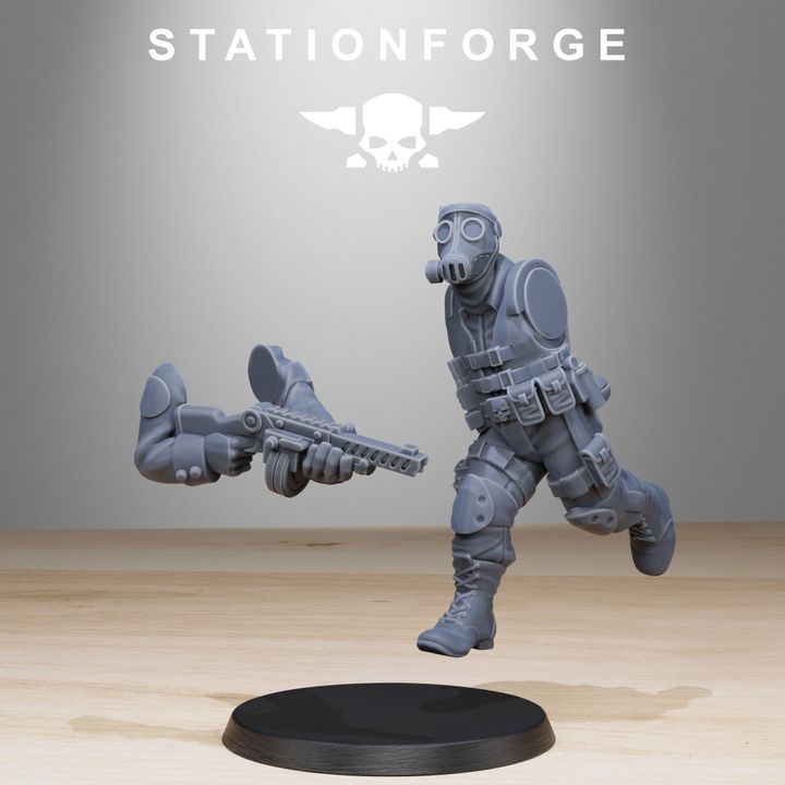 Wargames - Stationforge - GrimGuard - Counter Terrorists Squad (10 Figurer)