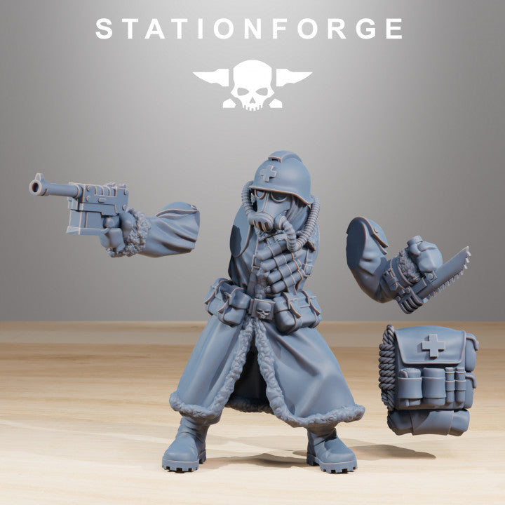 Wargames - Stationforge - GrimGuard - Frostwatch Squad (10 Figurer)