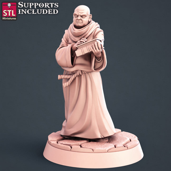 Dungeons & Dragons - STL Miniatures - Abbey Monks Set