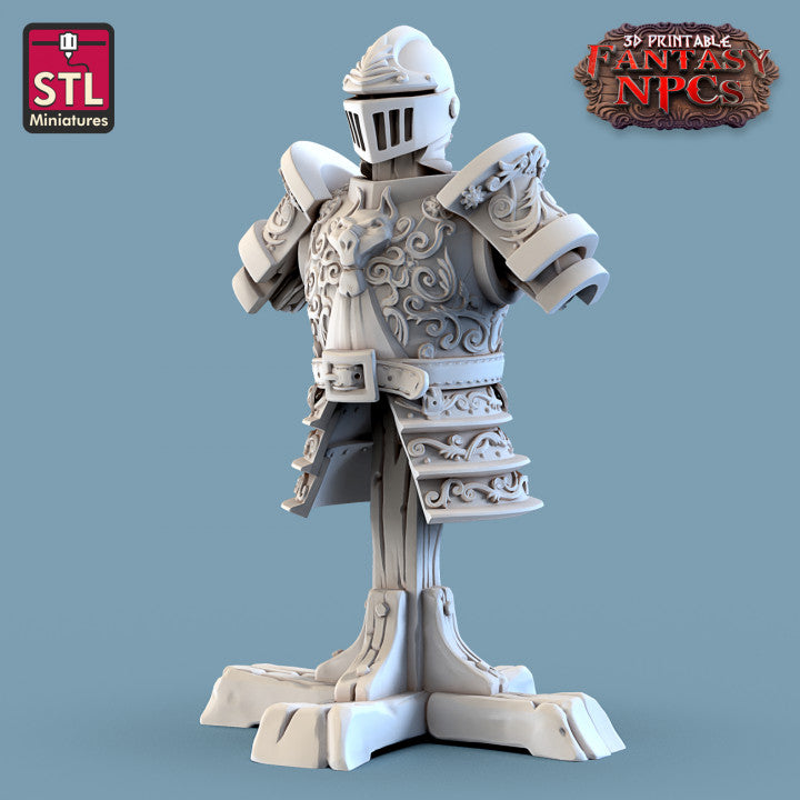 Dungeons & Dragons - STL Miniatures - Armour Merchant Set