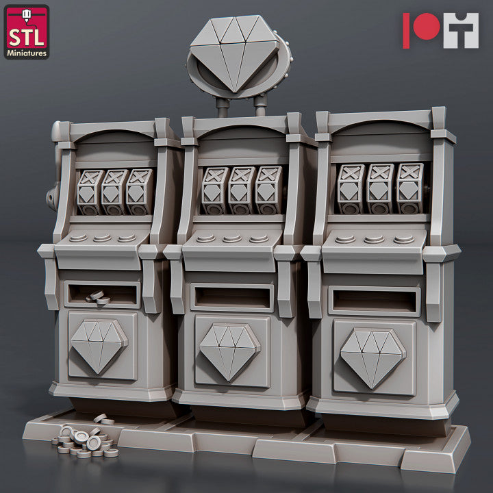 Dungeons & Dragons - STL Miniatures - Casino Set