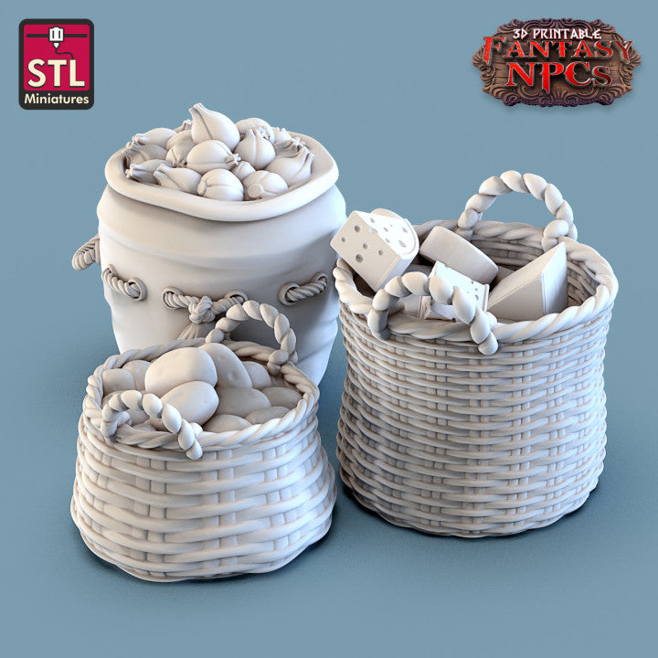 Dungeons & Dragons - STL Miniatures - Cook Set