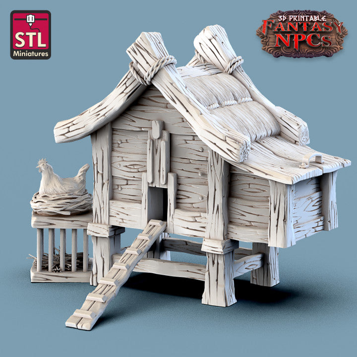 Dungeons & Dragons - STL Miniatures - Farmer Set