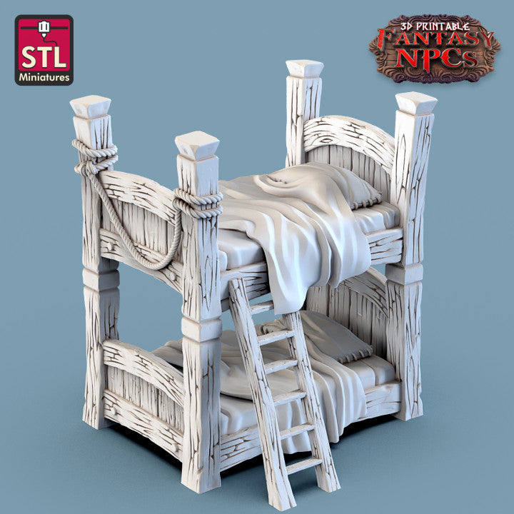 Dungeons & Dragons - STL Miniatures - Lighthouse Keeper Set