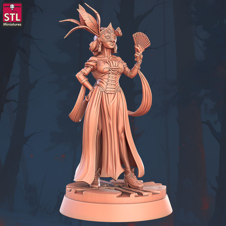 Dungeons & Dragons - STL Miniatures - Masquerade Vetenian Carnival Set