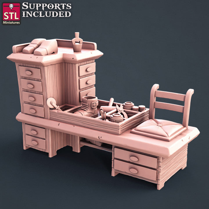Dungeons & Dragons - STL Miniatures - Shoemakers Set