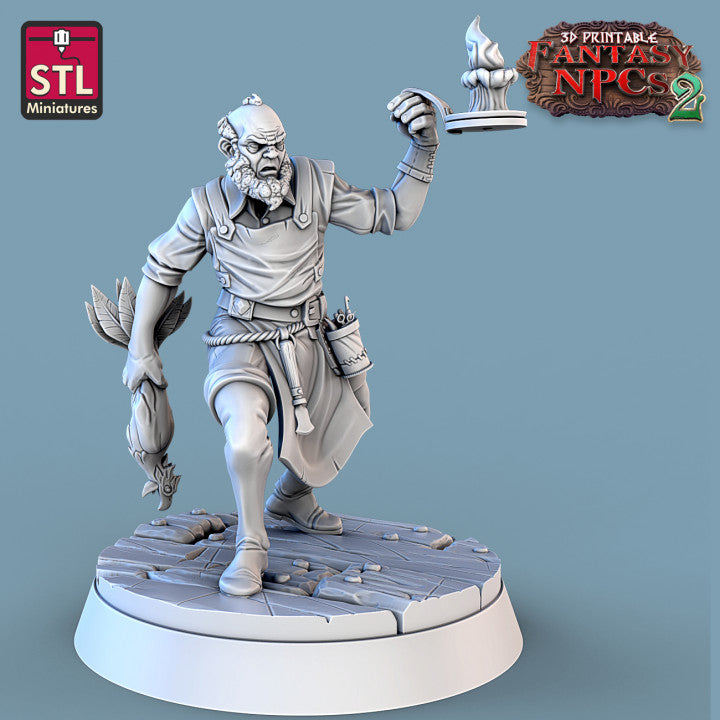 Dungeons & Dragons - STL Miniatures - Taxidermist Set