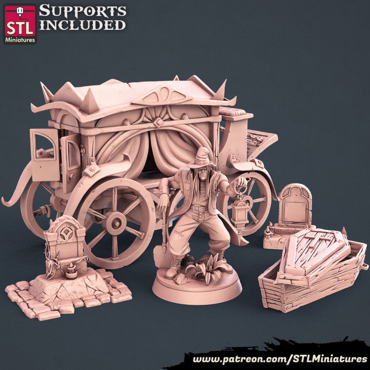 Dungeons & Dragons - STL Miniatures - Undertaker Set