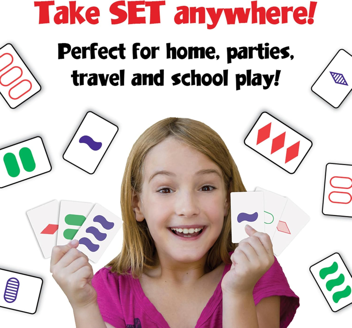 SET - Kortspil - 1+ Spillere - Fra 6 År