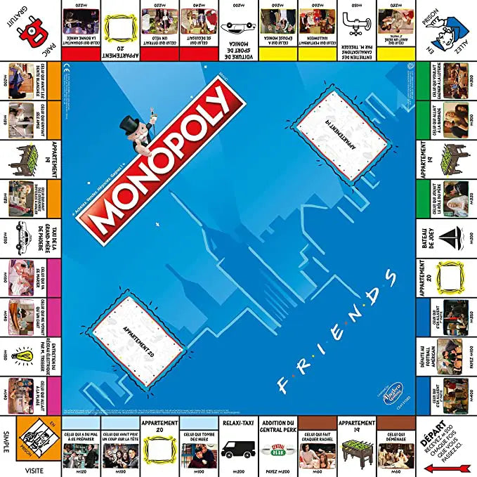 Monopoly Friends - Familiespil - 2-6 Spillere - Fra 8 År