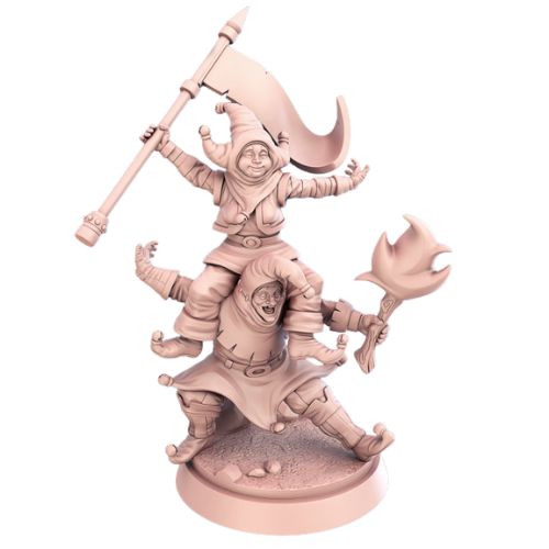 Dungeons & Dragons - STL Miniatures - Carnival Harlequins