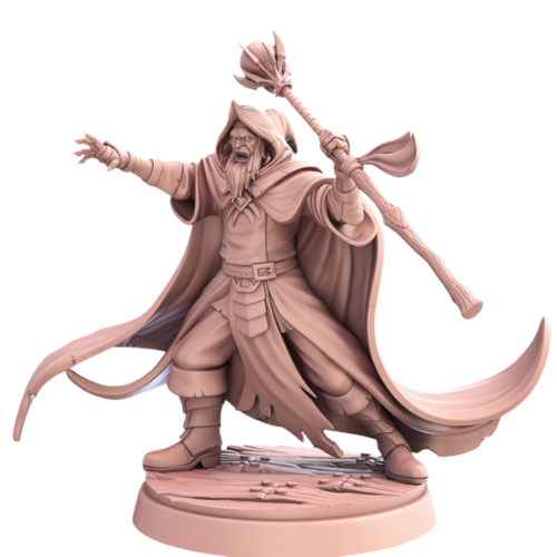 Dungeons & Dragons - STL Miniatures - Dark Wizard