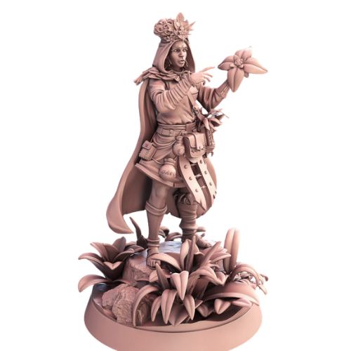 Dungeons & Dragons - STL Miniatures - Female Druid
