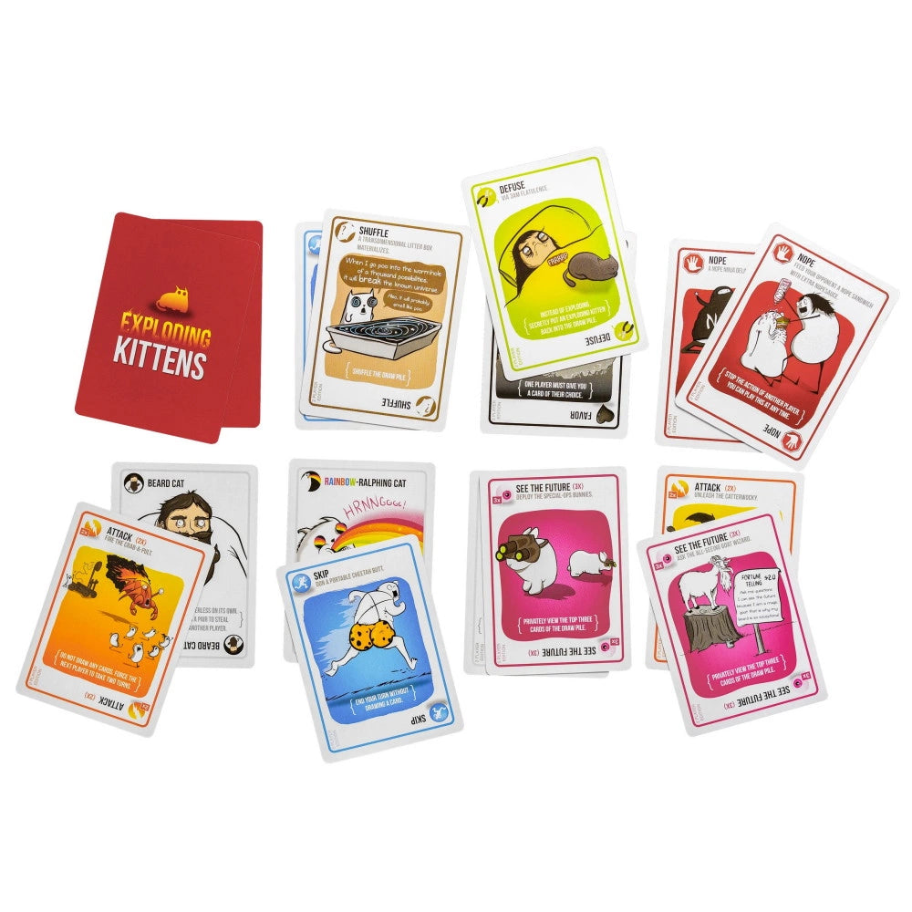 Exploding Kittens 2 Player Edition - Kortspil - 2 Spillere - Fra 7 År