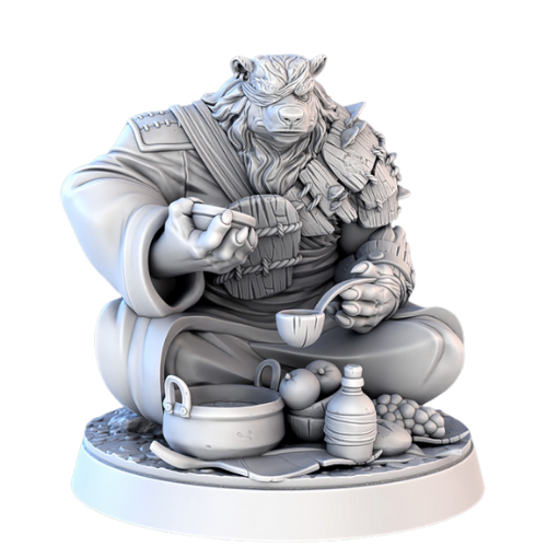 Dungeons & Dragons - STL Miniatures - Bearman Forest Protector