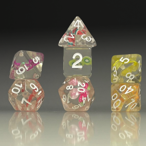 Sun Forge - RPG Dice Set - Tasty Fruits (7stk)