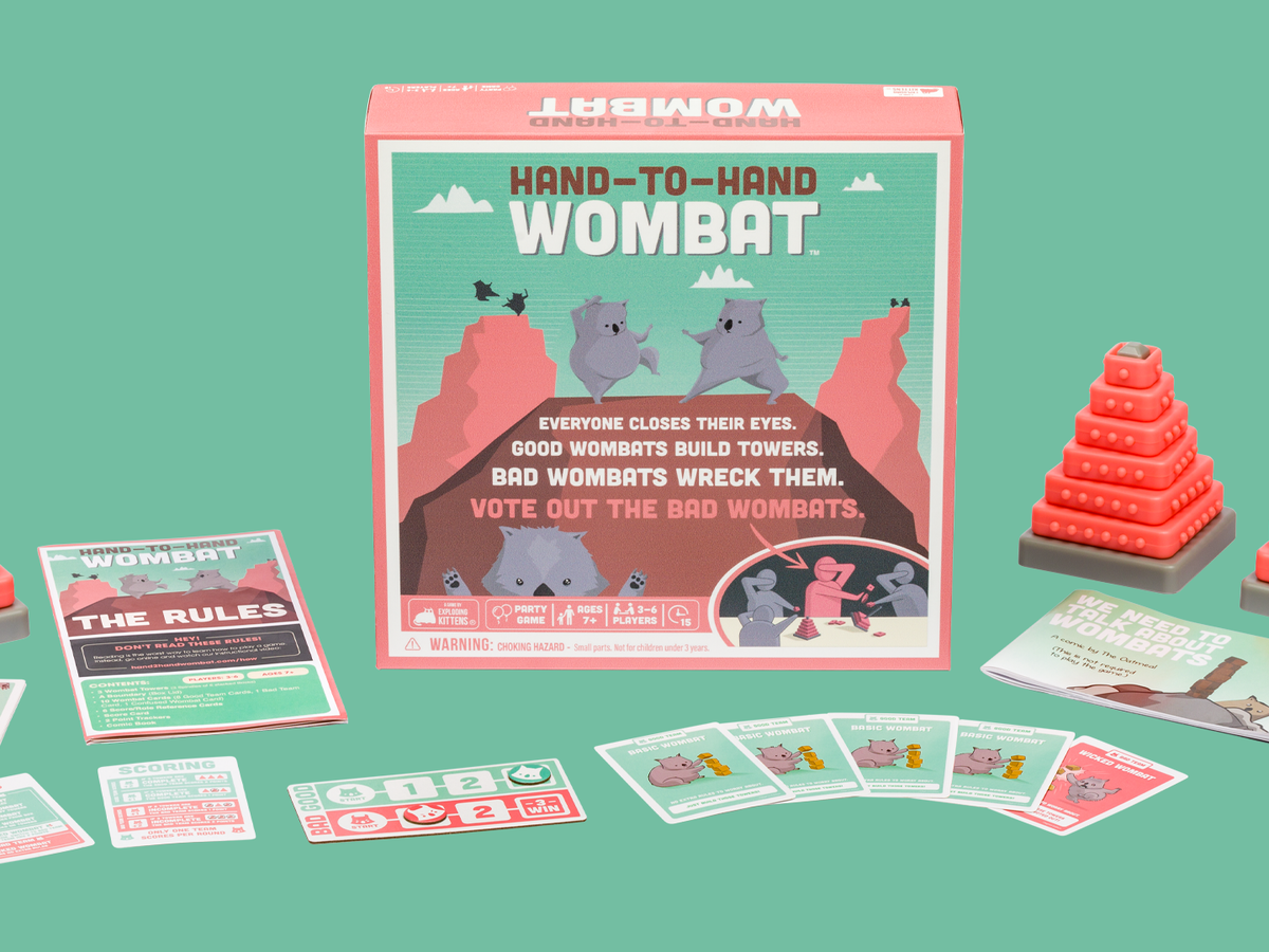 Hand-to-hand Wombat - Selskabsspil - 3-6 Spillere - Fra 7 År