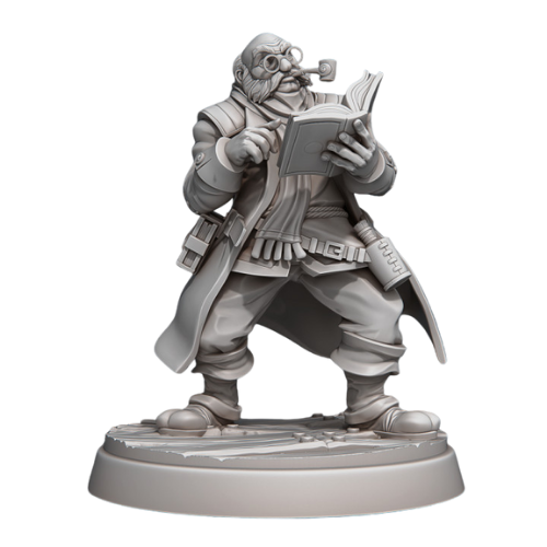 Dungeons & Dragons - STL Miniatures - Male Librarian