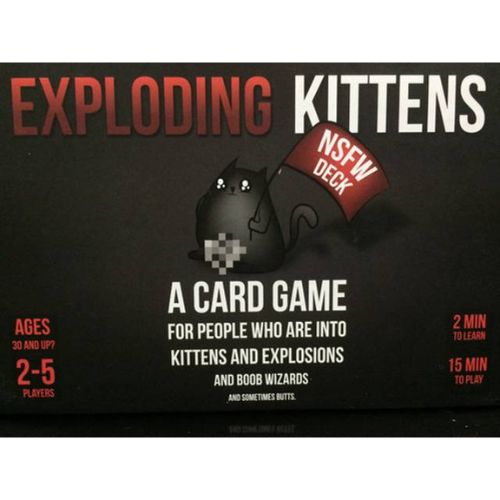 Exploding Kittens: NSFW - Kortspil - 2-5 Spillere - Fra 16 År