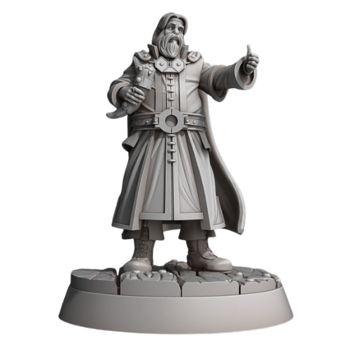 Dungeons & Dragons - STL Miniatures - Noble Male Judge
