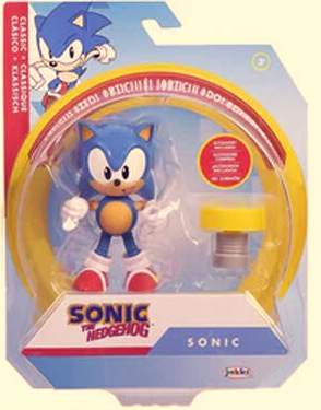 Sonic the Hedgehog - Sonic med trampolin 10cm