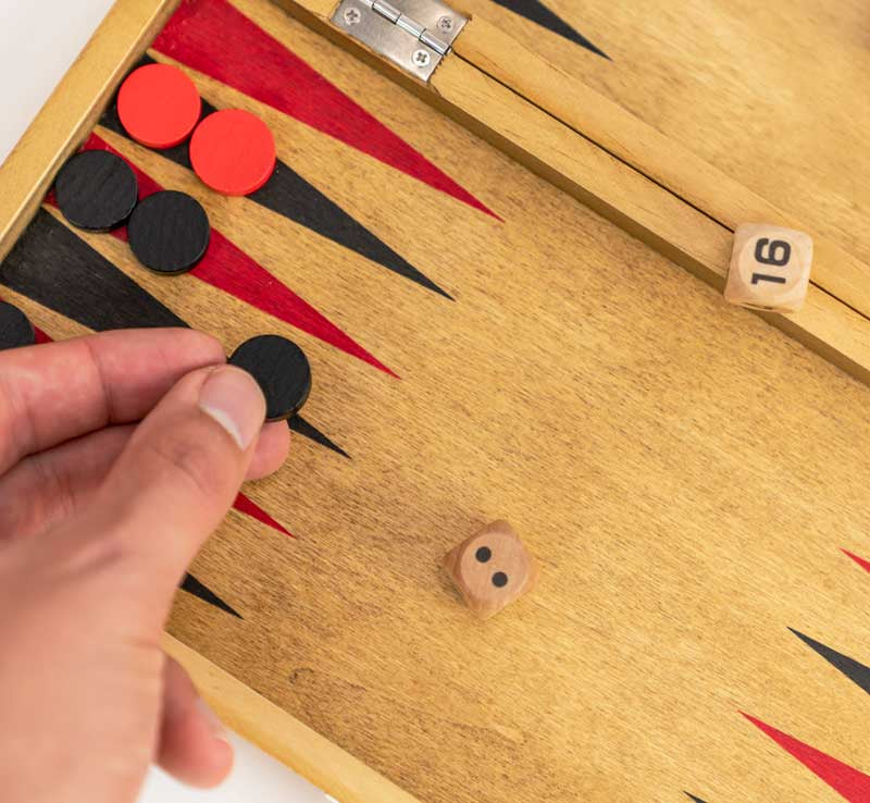Backgammon - Wooden Games Workshop - 2 Spillere - Fra 10 År