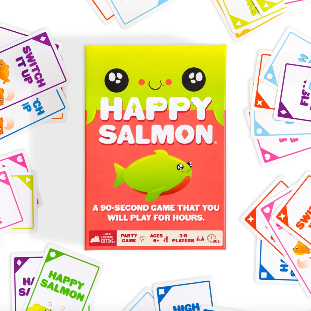 Happy Salmon - Kortspil - 3-6 Spillere - Fra 6 År