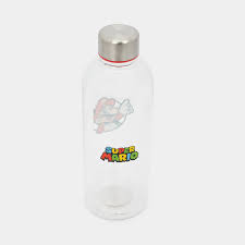 Super Mario - Mario Vandflaske (Plastic m. metallåg)