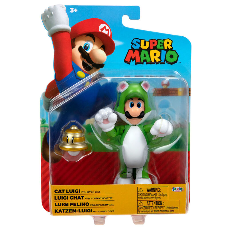 Super Mario - Cat Luigi 10cm