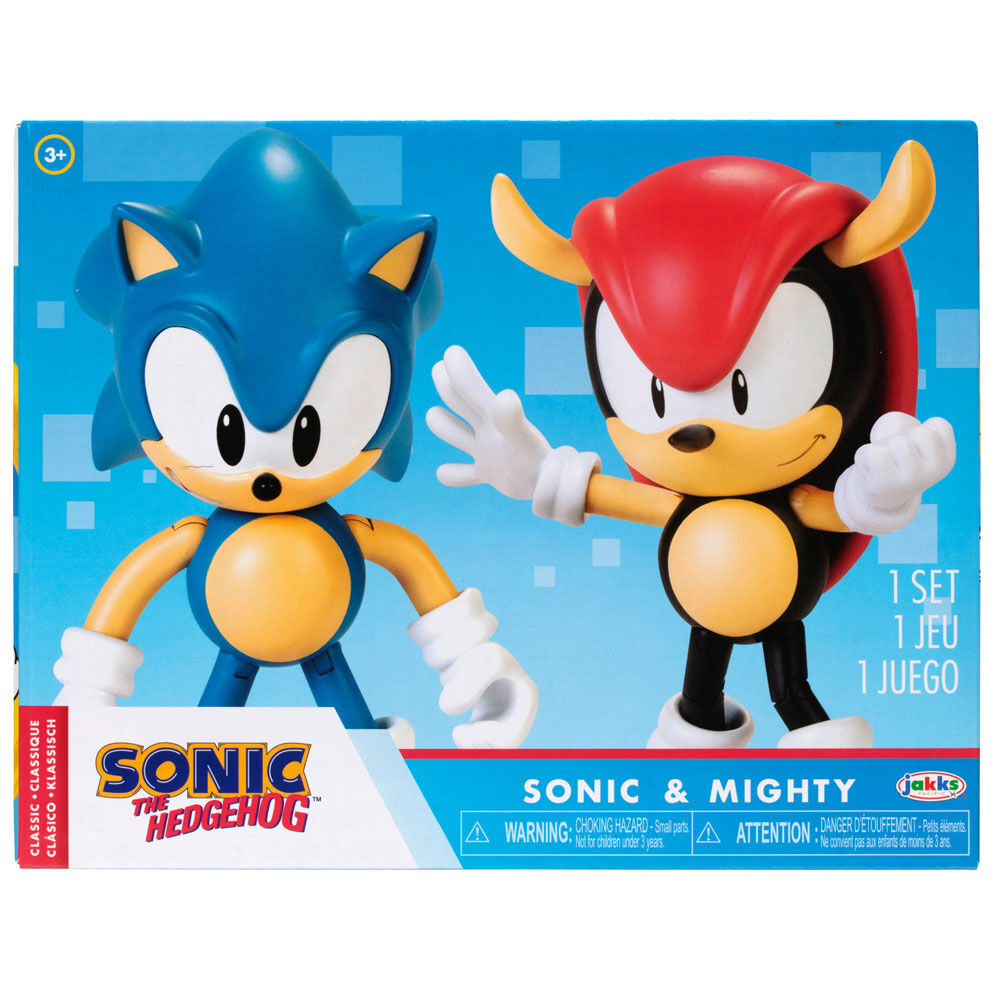 Sonic the Hedgehog - Sonic & Mighty 10cm figursæt